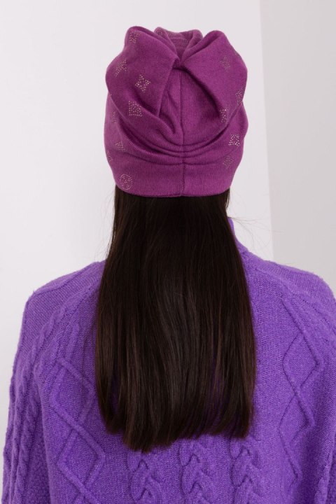 Czapka Model AT-CZ-2325.86 Violet - AT Czapka Model AT-CZ-2325.86 Violet - AT