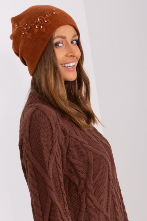 Czapka Model AT-CZ-2329.76 Light Brown - AT Czapka Model AT-CZ-2329.76 Light Brown - AT