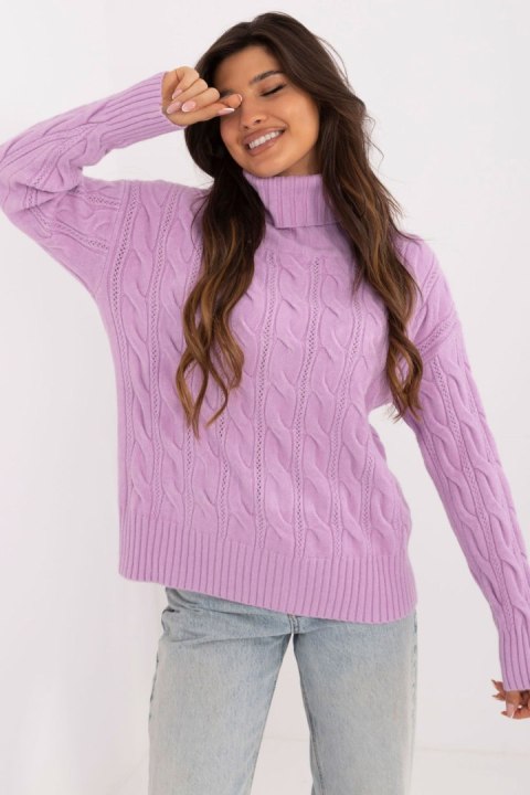 Golf Damski Model AT-SW-23445.00 Light Violet - AT Golf Damski Model AT-SW-23445.00 Light Violet - AT
