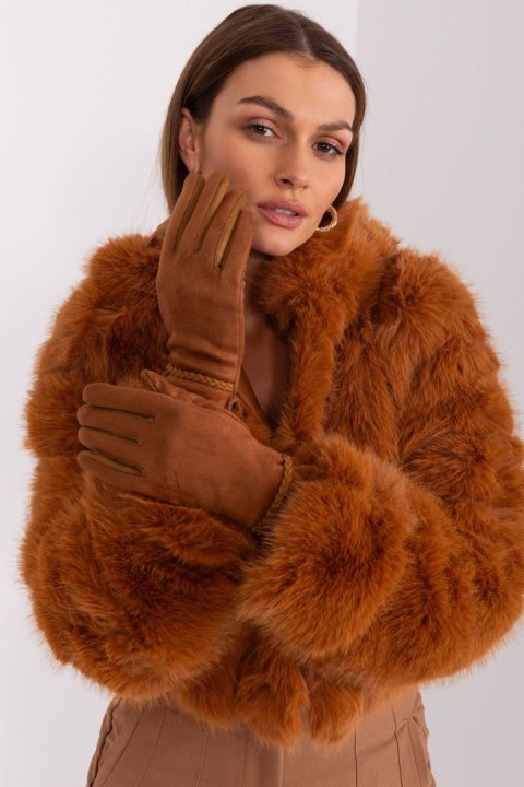 Rękawiczki Model AT-RK-238601.98 Light Brown - AT Rękawiczki Model AT-RK-238601.98 Light Brown - AT