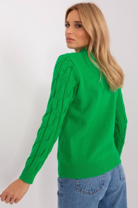 Sweter Damski Model AT-SW-2235.00P Green - AT Sweter Damski Model AT-SW-2235.00P Green - AT