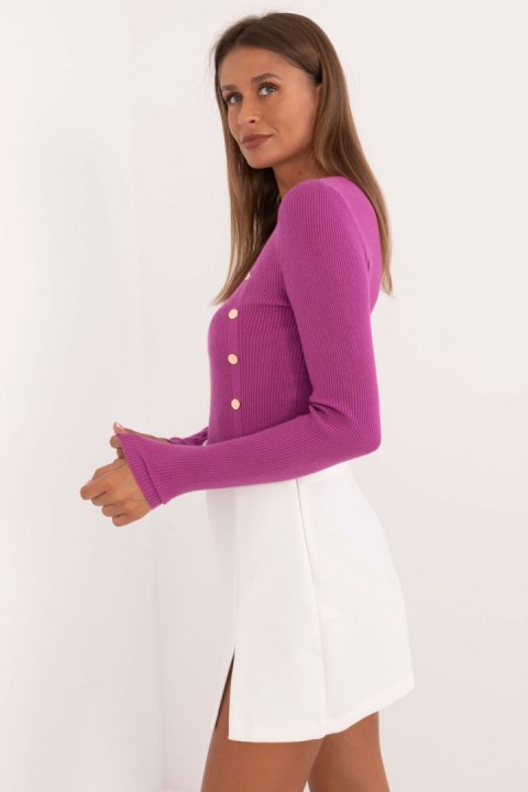 Sweter Damski Model AT-SW-2332-2.65 Violet - AT Sweter Damski Model AT-SW-2332-2.65 Violet - AT
