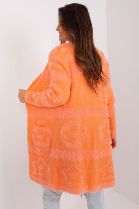 Sweter Kardigan Model AT-SW-234503.00P Orange - AT Sweter Kardigan Model AT-SW-234503.00P Orange - AT