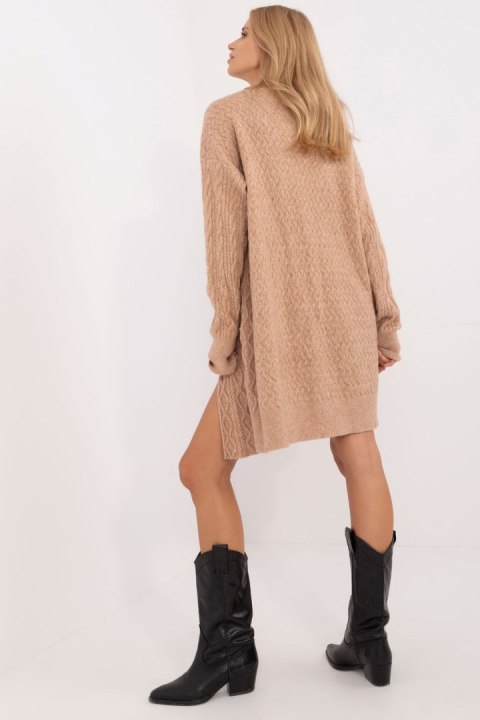Sweter Kardigan Model AT-SW-2366.61 Camel - AT Sweter Kardigan Model AT-SW-2366.61 Camel - AT