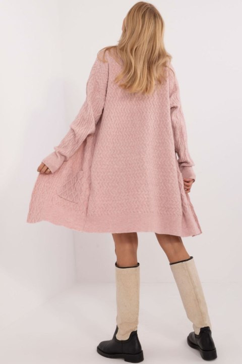 Sweter Kardigan Model AT-SW-2366.61 Light Pink - AT Sweter Kardigan Model AT-SW-2366.61 Light Pink - AT