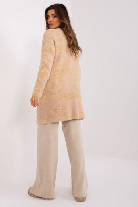Sweter Kardigan Model AT-SW-234503.00P Beige - AT Sweter Kardigan Model AT-SW-234503.00P Beige - AT