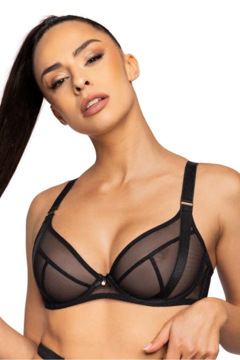Biustonosz Soft Model Denise M-0201/2 Black - Mat Biustonosz Soft Model Denise M-0201/2 Black - Mat