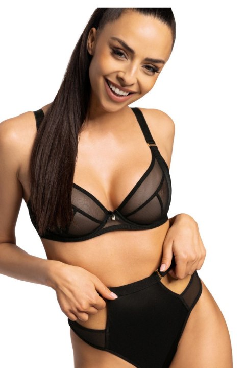 Biustonosz Soft Model Denise M-0201/2 Black - Mat Biustonosz Soft Model Denise M-0201/2 Black - Mat