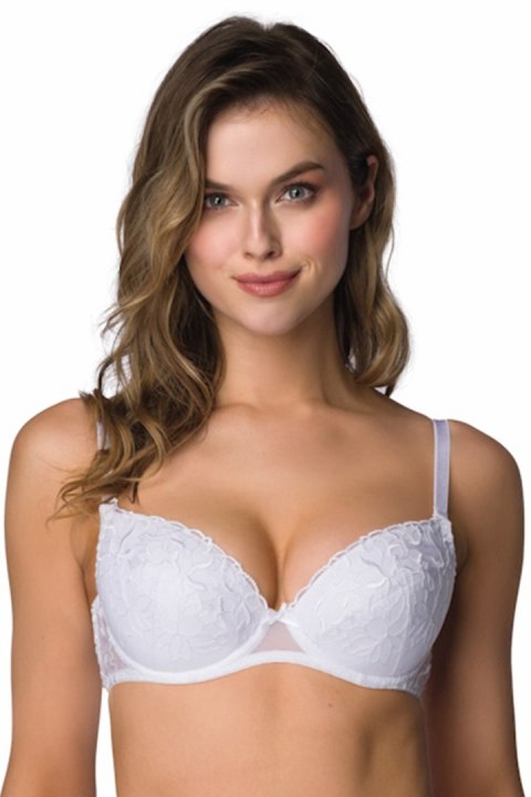 Biustonosz push up Biustonosz Push-up Model Elara M-3910/11 White - Mat Biustonosz push up Biustonosz Push-up Model Elara M-3910/11 White - Mat