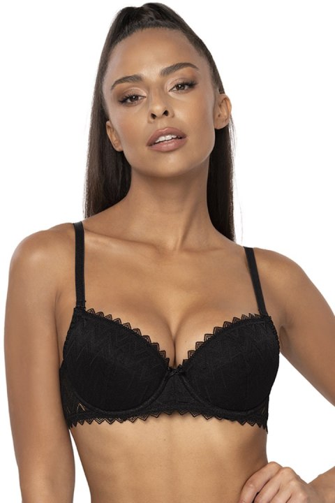 Biustonosz push up Biustonosz Push-up Model Elif M-3802/11 Black - Mat Biustonosz push up Biustonosz Push-up Model Elif M-3802/11 Black - Mat