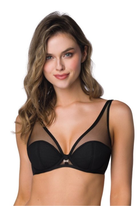 Biustonosz push up Biustonosz Push-up Model Esme M-3902/11 Black - Mat Biustonosz push up Biustonosz Push-up Model Esme M-3902/11 Black - Mat