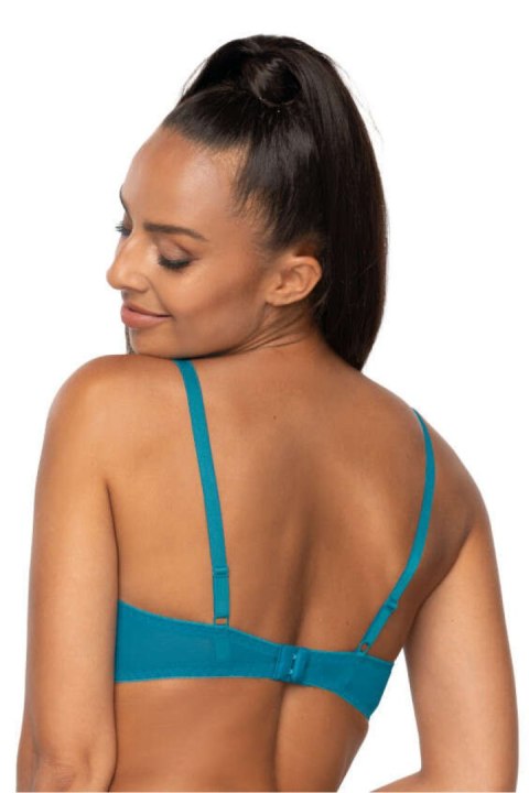Biustonosz push up Biustonosz Push-up Model Maureen M-3808/11/1 Beige/Turkus - Mat Biustonosz push up Biustonosz Push-up Model Maureen M-3808/11/1 Beige/Turkus - Mat