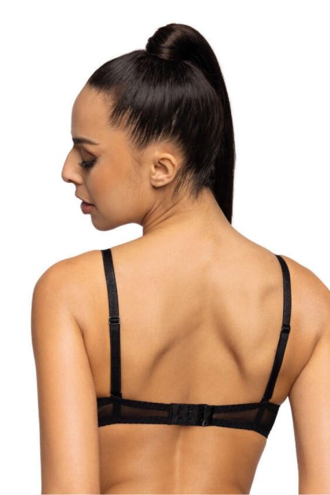 Biustonosz push up Biustonosz Push-up Model Mollie M-3755/1 Black/Red - Mat Biustonosz push up Biustonosz Push-up Model Mollie M-3755/1 Black/Red - Mat