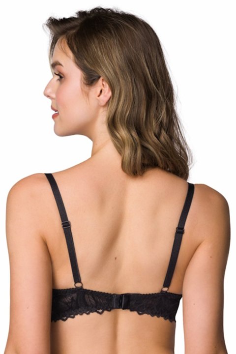 Biustonosz push up Biustonosz Push-up Model Nerine M-3931/11 Black - Mat Biustonosz push up Biustonosz Push-up Model Nerine M-3931/11 Black - Mat