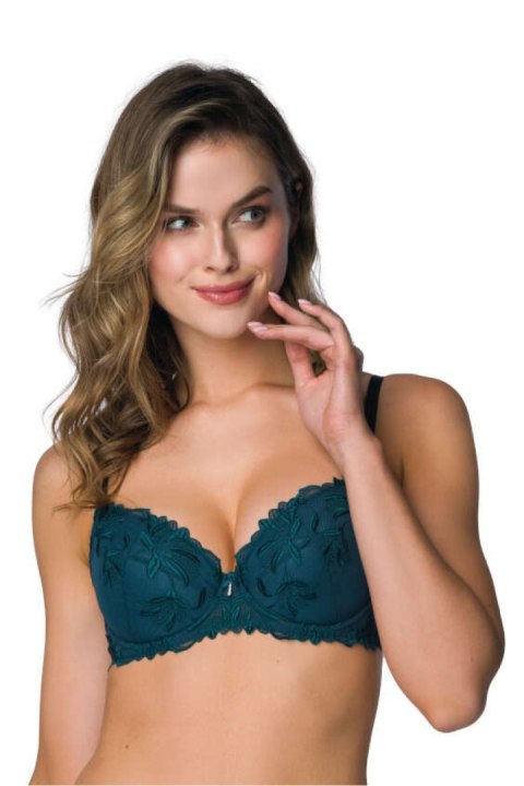 Biustonosz push up Biustonosz Push-up Model Zephyr M-3935/11 Green - Mat Biustonosz push up Biustonosz Push-up Model Zephyr M-3935/11 Green - Mat
