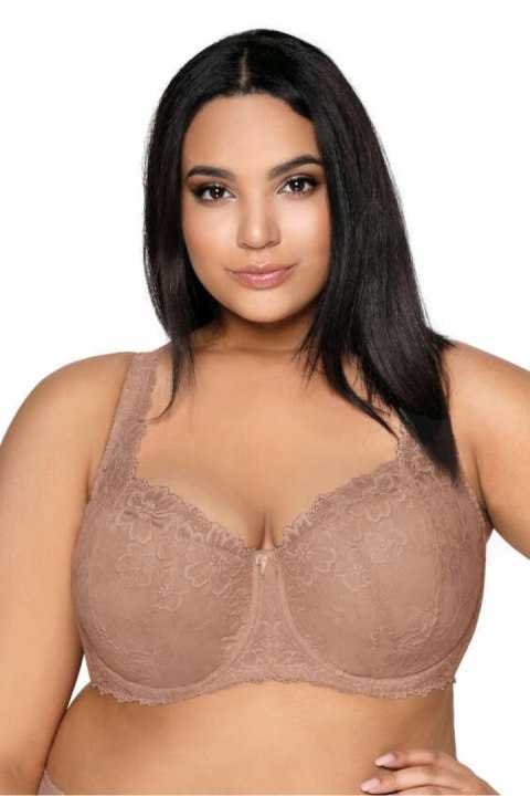 Biustonosz push up Biustonosz Usztywniany Model Carmela Big M-053/22 Cappuccino - Mat Biustonosz push up Biustonosz Usztywniany Model Carmela Big M-053/22 Cappuccino - Mat