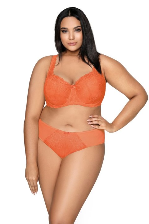 Biustonosz push up Biustonosz Usztywniany Model Carmela Big M-053/22 Orange - Mat Biustonosz push up Biustonosz Usztywniany Model Carmela Big M-053/22 Orange - Mat