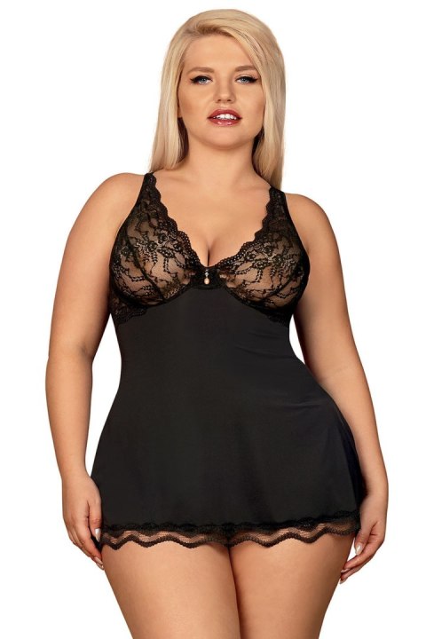 Komplet Model Luvae Babydoll Black - Obsessive Komplet Model Luvae Babydoll Black - Obsessive