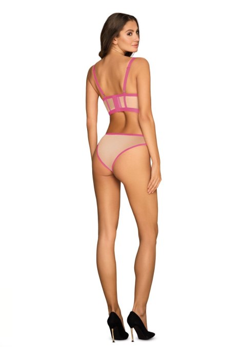 Komplet Model Nudelia 2cz Beige/Pink - Obsessive Komplet Model Nudelia 2cz Beige/Pink - Obsessive