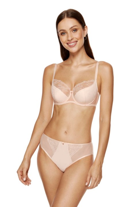 Biustonosz Soft Biustonosz Semi-Soft Model Charme B3 Powder Pink - Gorteks Biustonosz Soft Biustonosz Semi-Soft Model Charme B3 Powder Pink - Gorteks