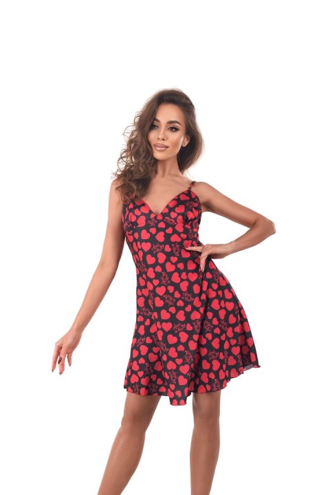 Koszulka Model Morgan chemise Black/Red - Anais Koszulka Model Morgan chemise Black/Red - Anais