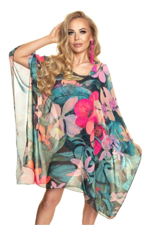 Sukienka Plażow Tunika Model Padma 18 Multicolor - Irall Sukienka Plażow Tunika Model Padma 18 Multicolor - Irall