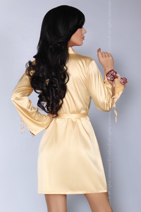 Szlafrok Model Parllie Gold - Livia Corsetti Fashion Szlafrok Model Parllie Gold - Livia Corsetti Fashion