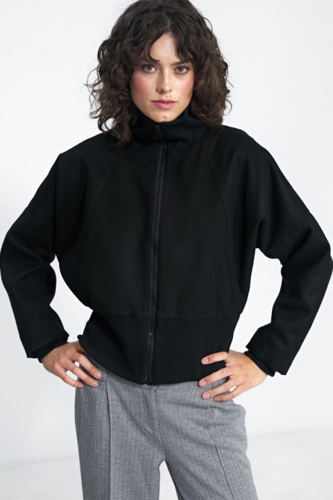 Czarna kurtka KU02 Black - Nife Czarna kurtka KU02 Black - Nife