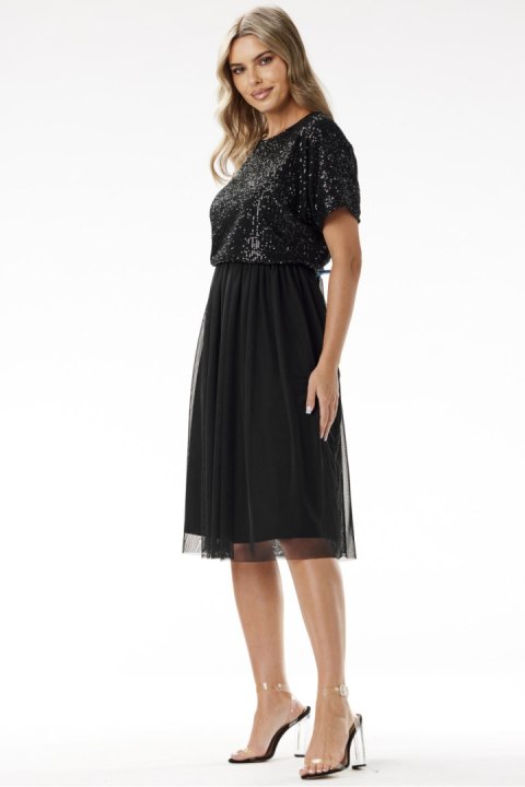 Sukienka Model A689 Black - awama Sukienka Model A689 Black - awama