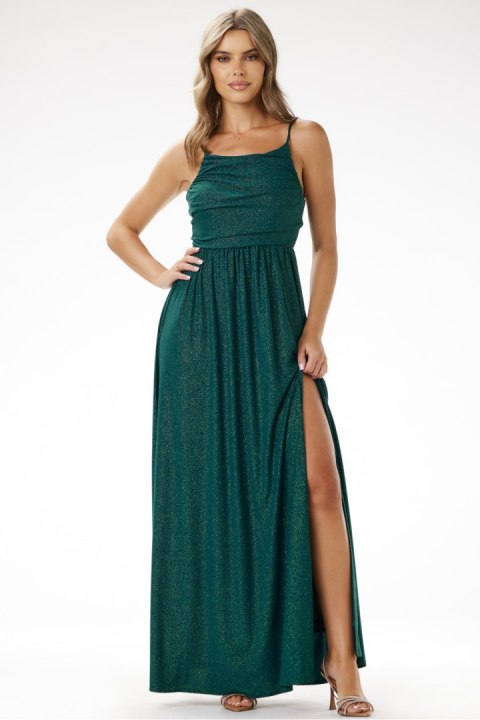 Sukienka Model A696 Bottle Green - awama Sukienka Model A696 Bottle Green - awama