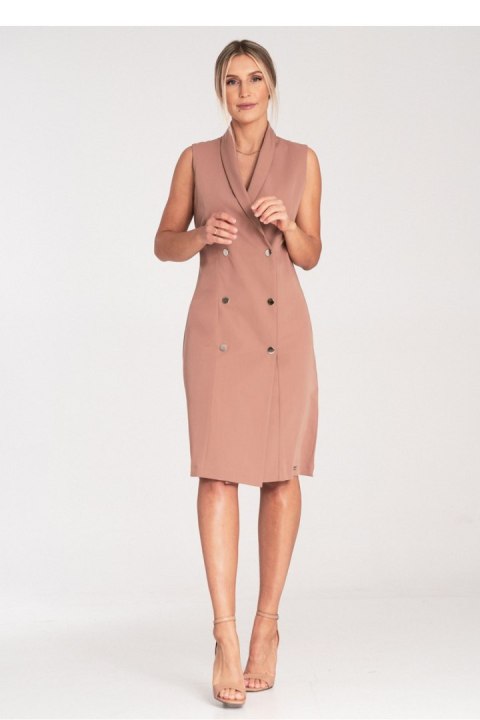 Sukienka Model M1067 Beige - Figl Sukienka Model M1067 Beige - Figl