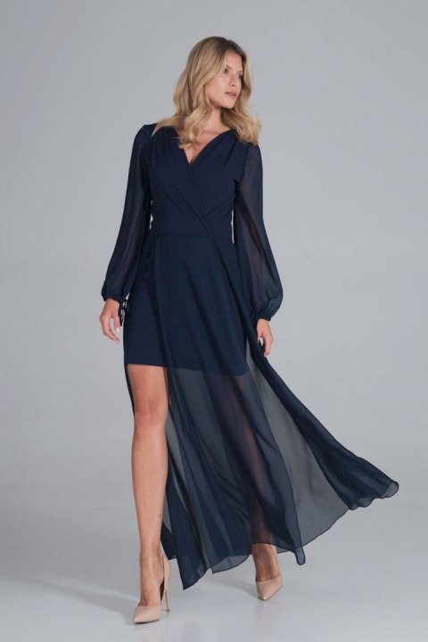 Sukienka Model M850 Navy - Figl Sukienka Model M850 Navy - Figl