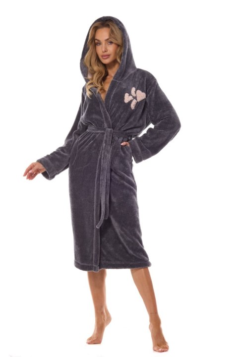 Szlafrok Damski Model LV 2410 Onyx - L&L collection Szlafrok Damski Model LV 2410 Onyx - L&L collection