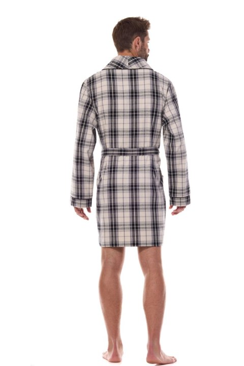 Szlafrok Męski Model Ben BJ Short 2470 Grafit - L&L collection Szlafrok Męski Model Ben BJ Short 2470 Grafit - L&L collection