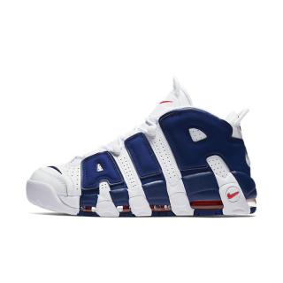 Buty Nike Air More Uptempo Białe, niebieskie 921948-101