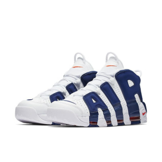 Buty Nike Air More Uptempo Białe, niebieskie 921948-101
