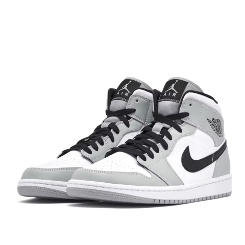 Buty Nike Air Jordan 1 Mid - Light Smoke Grey 554724-078 Buty Nike Air Jordan 1 Mid - Light Smoke Grey 554724-078