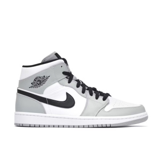 Buty Nike Air Jordan 1 Mid - Light Smoke Grey 554724-078