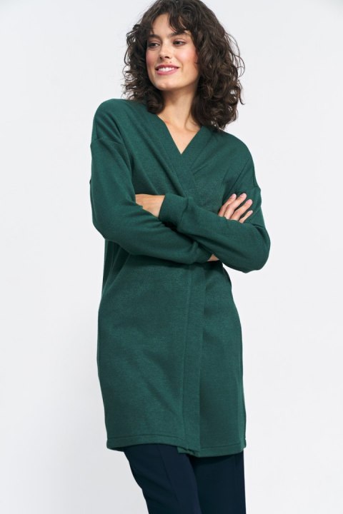 Sweter Niezapinany zielony sweter SW11 Green - Nife Sweter Niezapinany zielony sweter SW11 Green - Nife