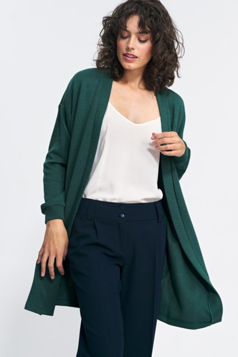 Sweter Niezapinany zielony sweter SW11 Green - Nife Sweter Niezapinany zielony sweter SW11 Green - Nife