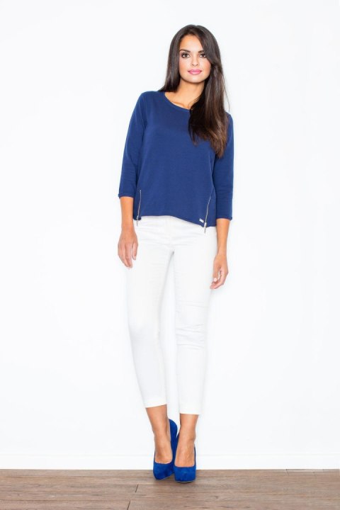 Bluza Damska Model 339 Navy - Figl Bluza Damska Model 339 Navy - Figl