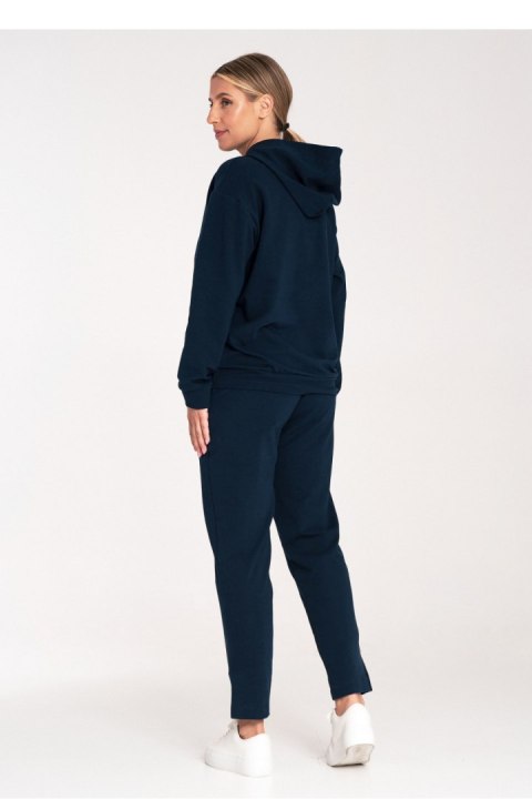 Bluza Damska Model M1034 Navy - Figl Bluza Damska Model M1034 Navy - Figl