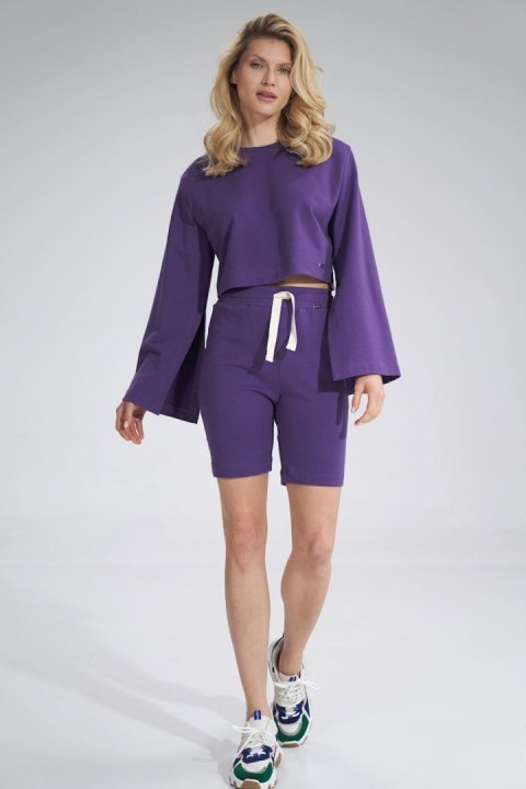 Bluza Damska Model M774 Violet - Figl Bluza Damska Model M774 Violet - Figl