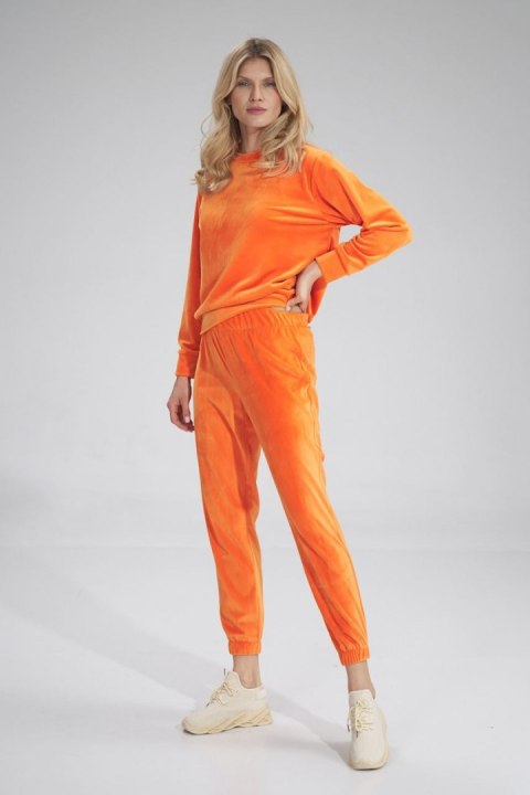 Spodnie Dresowe Model M762 Orange - Figl Spodnie Dresowe Model M762 Orange - Figl