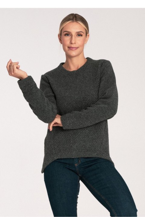 Sweter Damski Model M1044 Dark Grey - Figl Sweter Damski Model M1044 Dark Grey - Figl
