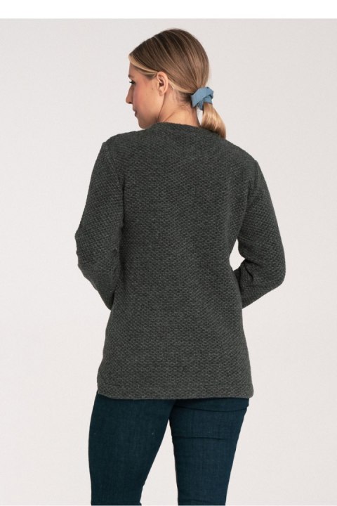 Sweter Damski Model M1044 Dark Grey - Figl Sweter Damski Model M1044 Dark Grey - Figl