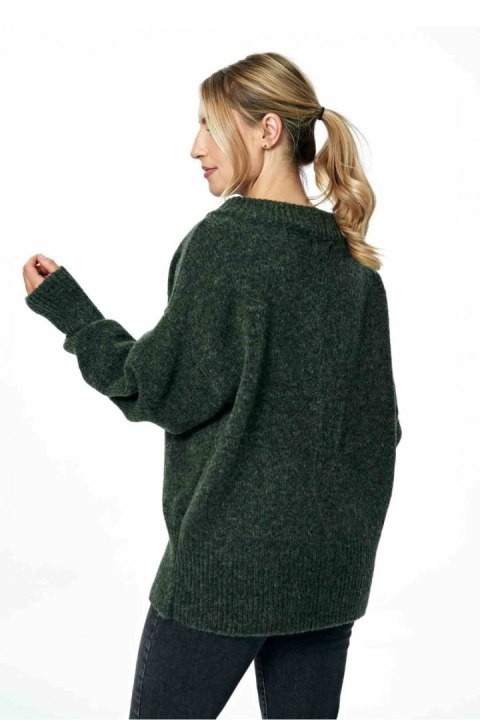 Sweter Damski Model M882 Dark Olive - Figl Sweter Damski Model M882 Dark Olive - Figl