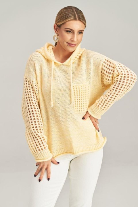 Sweter Damski Model M996 Yellow - Figl Sweter Damski Model M996 Yellow - Figl