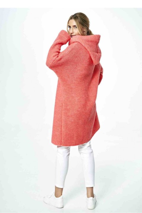 Sweter Kardigan Model M884 Coral - Figl Sweter Kardigan Model M884 Coral - Figl
